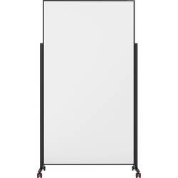 magnetoplan bílá popisovací tabule Vario (š x v) 100 cm x 180 cm černá, bílá lakovaný, hladký oboustranně použitelná , formát na šířku nebo na výšku