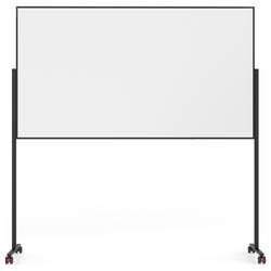 magnetoplan bílá popisovací tabule Vario (š x v) 100 cm x 180 cm černá, bílá lakovaný, hladký oboustranně použitelná , formát na šířku nebo na výšku
