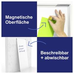 magnetoplan bílá popisovací tabule Thinking (š x v) 90 cm x 178 cm bílá speciální lakový nátěr , hladký oboustranně použitelná , formát na šířku nebo na výšku