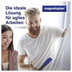 magnetoplan bílá popisovací tabule Thinking (š x v) 90 cm x 178 cm bílá speciální lakový nátěr , hladký oboustranně použitelná , formát na šířku nebo na výšku