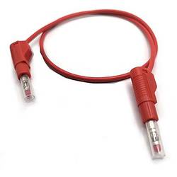 Mueller Electric 22.451-1M-2 měřicí kabel banánková zástrčka 4 mm banánková zástrčka 4 mm 1 m červená 1 ks