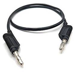 Mueller Electric 22.170-2M-0 měřicí kabel banánková zástrčka 4 mm banánková zástrčka 4 mm 2 m černá 1 ks