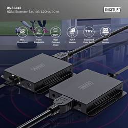 Digitus DS-55342 HDMI™, infraport HDMI extender přes síťový kabel RJ45 30 m