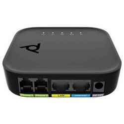 HP Poly HP Poly ATA 402 2FXS Voice VoIP Adapter VoIP základní stanice konferenčního telefonu Wi-Fi černá