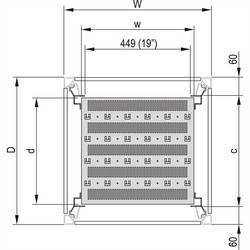nVent SCHROFF 22117844 Shelf (š x h) 600 mm x 780 mm 1 ks