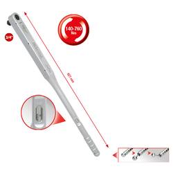 KS Tools 5165045, 516.5045, momentový klíč, 140 - 760 Nm