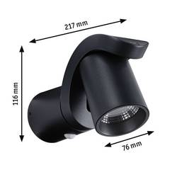 Paulmann Cuff 94830 venkovní nástěnné LED osvětlení LED 10 W antracitová