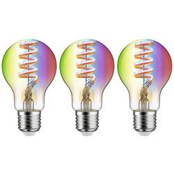 29163 Paulmann Home LED žárovka E27 Energetická třída (EEK2021): G (A - G) 6.3 W RGBW zlatá