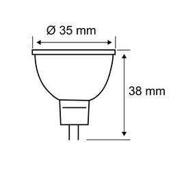 Paulmann 29139 LED Energetická třída (EEK2021) F (A - G) GU4 4.2 W teplá bílá (Ø x v) 35 mm x 38 mm 1 ks