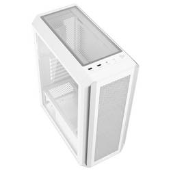 XPG VALOR AIR PLUS midi tower PC skříň bílá 4 předinstalované LED ventilátory