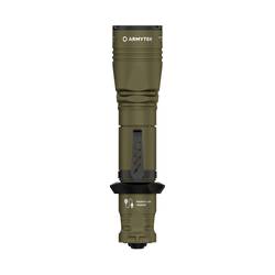 ArmyTek Dobermann Pro Magnet USB Olive Warm F07501WO LED kapesní svítilna poutko na ruku, s brašnou napájeno akumulátorem 1400 lm 164 g