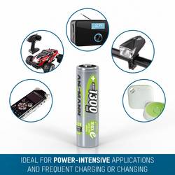 Ansmann maxE HR06 akumulátor AA, Ni-MH, 1300 mAh, 1.2 V, 1 ks
