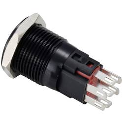 TRU COMPONENTS TC-12647436 tlačítko 250 V/AC 3 A 1x vyp/(zap) IP65 RGB bez aretace Eloxovaný hliník 1 ks