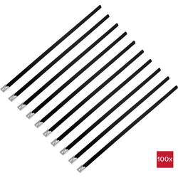 TRU COMPONENTS TC-12647612 Ocelové stahovací pásky 290 mm 7.9 mm AISI 304 s povrchovou úpravou 100 ks