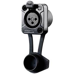 Rean AV RRX3F-Z-012-1 XLR konektor zásuvka, vestavná Pólů: 3 černá 1 ks Piece