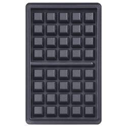 Tefal SW 854 D Snack Collection vaflovač nepřilnavý povlak, automatické přizpůsobení teploty černá, nerezová ocel kartáčovaná
