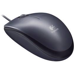 Logitech M90 optická myš, přenos USB, 2 tlačítko, 1000 dpi, černá