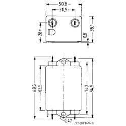 TDK B84113CB30, B84113CB30 odrušovací filtr, 250 V/AC, 3 A, 4.7 mH