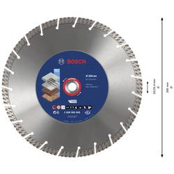 Bosch Accessories 2608900665 EXPERT MultiMaterial diamantový řezný kotouč Průměr 300 mm Ø otvoru 20 mm, 25.40 mm kámen, beton, cihla 1 ks