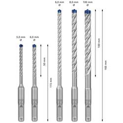 Bosch Accessories EXPERT SDS plus-7X 2608900197 wolfram-karbid příklepový vrták 5dílná 5 mm, 6 mm, 8 mm, 10 mm SDS plus 5 ks