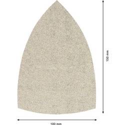Bosch Accessories 2608901623 brusná síť pro multifunkčníbrusku Zrnitost 80 (d x š) 150 mm x 100 mm 50 ks