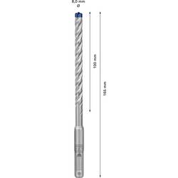 Bosch Accessories EXPERT SDS plus-7X 2608900088 příklepový vrták 1 ks 8 mm Celková délka 165 mm SDS plus 1 ks