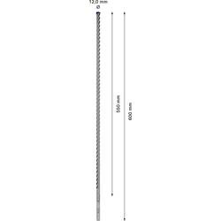 Bosch Accessories EXPERT SDS plus-7X 2608900114 příklepový vrták 1 ks 12 mm Celková délka 600 mm SDS plus 1 ks