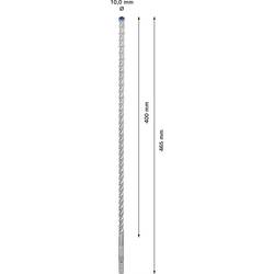 Bosch Accessories EXPERT SDS plus-7X 2608900102 wolfram-karbid příklepový vrták 1 ks 10 mm Celková délka 465 mm SDS plus 1 ks