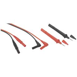 VOLTCRAFT VC801 měřicí kabel zástrčka 4 mm zkušební hroty 1.5 m černočervená 1 ks