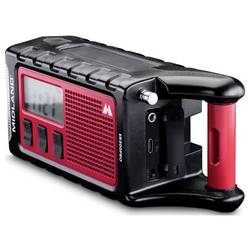 Midland ER 300 Pro C1663 Nouzové rádio, AM, FM, Bluetooth, nouzové rádio, FM, SV, USB, Ruční klika, Solární panel, Funkce powerbanky, stolní lampa,