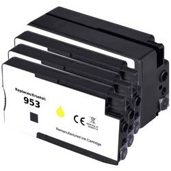 Renkforce Ink náhradní HP 953, 6ZC69AE, LS058AE, F6U12AE, F6U13AE, F6U14AE kompatibilní kombinované balení černá, azurová, purppurová, žlutá RF-5718854