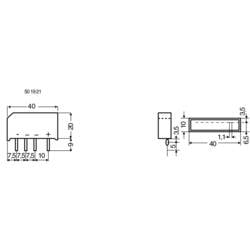 Diotec B40C5000A můstkový usměrňovač SIL-4 80 V 5 A jednofázové