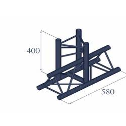 Alutruss DECOLOCK DQ3-PAT35 3bodová rampa T-kus 90 °