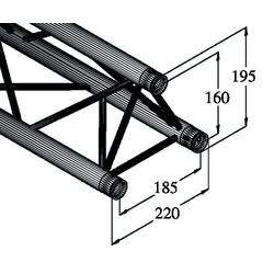 Alutruss DECOLOCK DQ3-4000 3bodová rampa 4 m