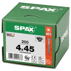 SPAX 0191040400453 šroub ze zápustnou hlavou 4 mm 45 mm T-STAR plus ocel 200 ks