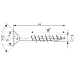 SPAX 0191040350403 šroub ze zápustnou hlavou 3.5 mm 40 mm T-STAR plus ocel 200 ks