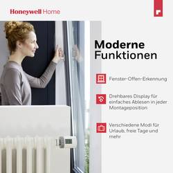 Honeywell Rondostat termostatická hlavice, HR10R, elektronický, 5 do 30 °C