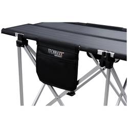 Technaxx Campingtisch TX-252 kempingový stolek černá, stříbrná 5084 Zatížitelnost (hmotnost) (max.) 20 kg