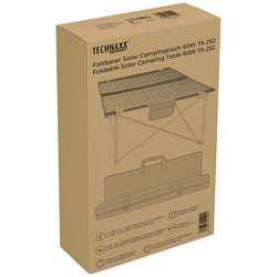 Technaxx Campingtisch TX-252 kempingový stolek černá, stříbrná 5084 Zatížitelnost (hmotnost) (max.) 20 kg