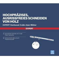 Bosch Accessories 2608900554 EXPERT ‘Wood 2-side clean’ T 308 BO čepel nožové pilky, 3 ks 3 ks