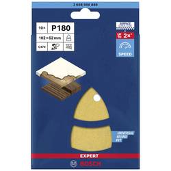 Bosch Accessories EXPERT C470 2608900889 brusný papír s otvory Zrnitost 180 (d x š) 102 mm x 93 mm 10 ks