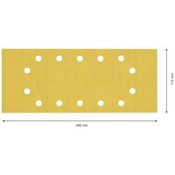 Bosch Accessories EXPERT C470 2608900851 brusný papír s otvory Zrnitost 240 (d x š) 280 mm x 115 mm 10 ks