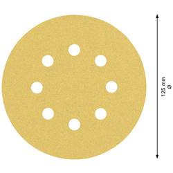 Bosch Accessories EXPERT C470 2608900806 brusné papíry pro excentrické brusky s otvory Zrnitost 100 (Ø) 125 mm 5 ks