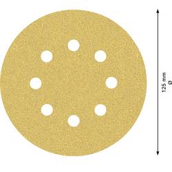 Bosch Accessories EXPERT C470 2608900804 brusné papíry pro excentrické brusky s otvory Zrnitost 60 (Ø) 125 mm 5 ks