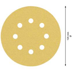 Bosch Accessories EXPERT C470 2608900911 brusné papíry pro excentrické brusky s otvory Zrnitost 100 (Ø) 125 mm 50 ks