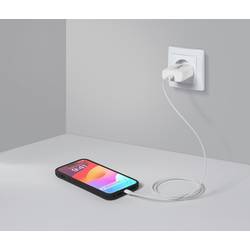 VOLTCRAFT UC-1C20W01 USB nabíječka, GaN, 1x USB-C®, 20 W, Rychlé nabíjení, Power Delivery 3.0, bílá