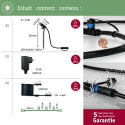 Paulmann Plantini 4064161325941 Osvětlovací systém Plug&Shine startovací sada LED zahradních reflektorů LED 10 W teplá bílá antracitová