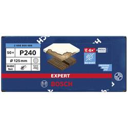 Bosch Accessories EXPERT M480 2608900686 brusná síť pro excentrickou brusku bez otvorů Zrnitost 240 (Ø x d) 125 mm x 125 mm 50 ks