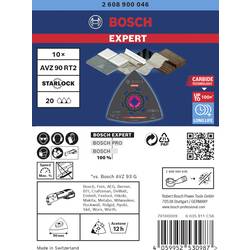 Bosch Accessories 2608900046 EXPERT Sanding Plate AVZ 90 RT2 Carbide-RIFF brusný disk 10dílná 10 ks