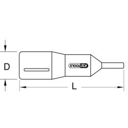 KS Tools 1171174 117.1174 Nástrčný klíč 6 mm